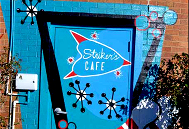 Strikers Cafe Mural